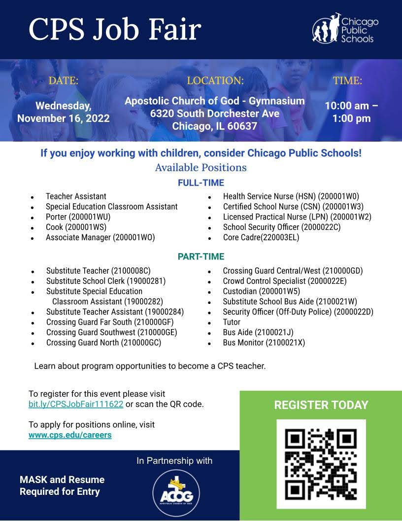 CPS Job Fair 11.16.22